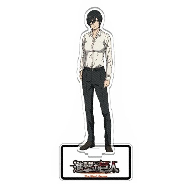 Mô hình Standee Attack on Titan Erwin Hange LEvi Eren Army Mikasa Jean Sasha 11 Phụ kiện trang trí để bàn góc học tập