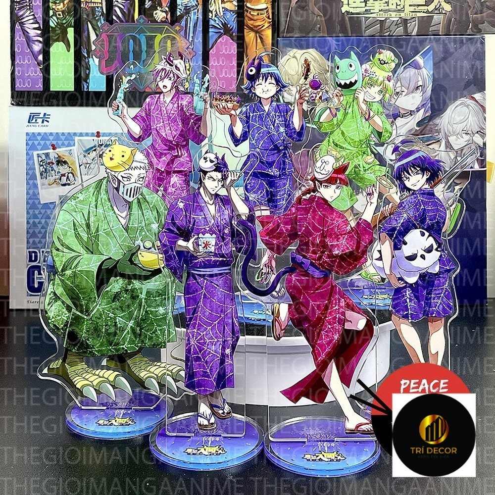 Mô hình standee IRUMA GIÁ ĐÁO ver LỄ HỘI Mairimashita! Iruma-kun mica chibi arcylic anime trưng bày