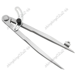 Công cụ Scribe chia cánh chính xác 8 Inch La bàn 200mm có giá đỡ bút chì cho hình học, gỗ, kim loại và da