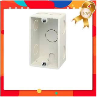 (HCM) Đế âm đơn, hộp âm tường ổ cắm, công tắc, kích thước 10 x 6 x 4