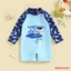 Mg-kids Bé Trai Đồ Bơi Mùa Hè Thường Ngày In Hình Cá Voi Dài Tay Monokini Đồ Bơi Đi Biển Bộ Đồ Tắm