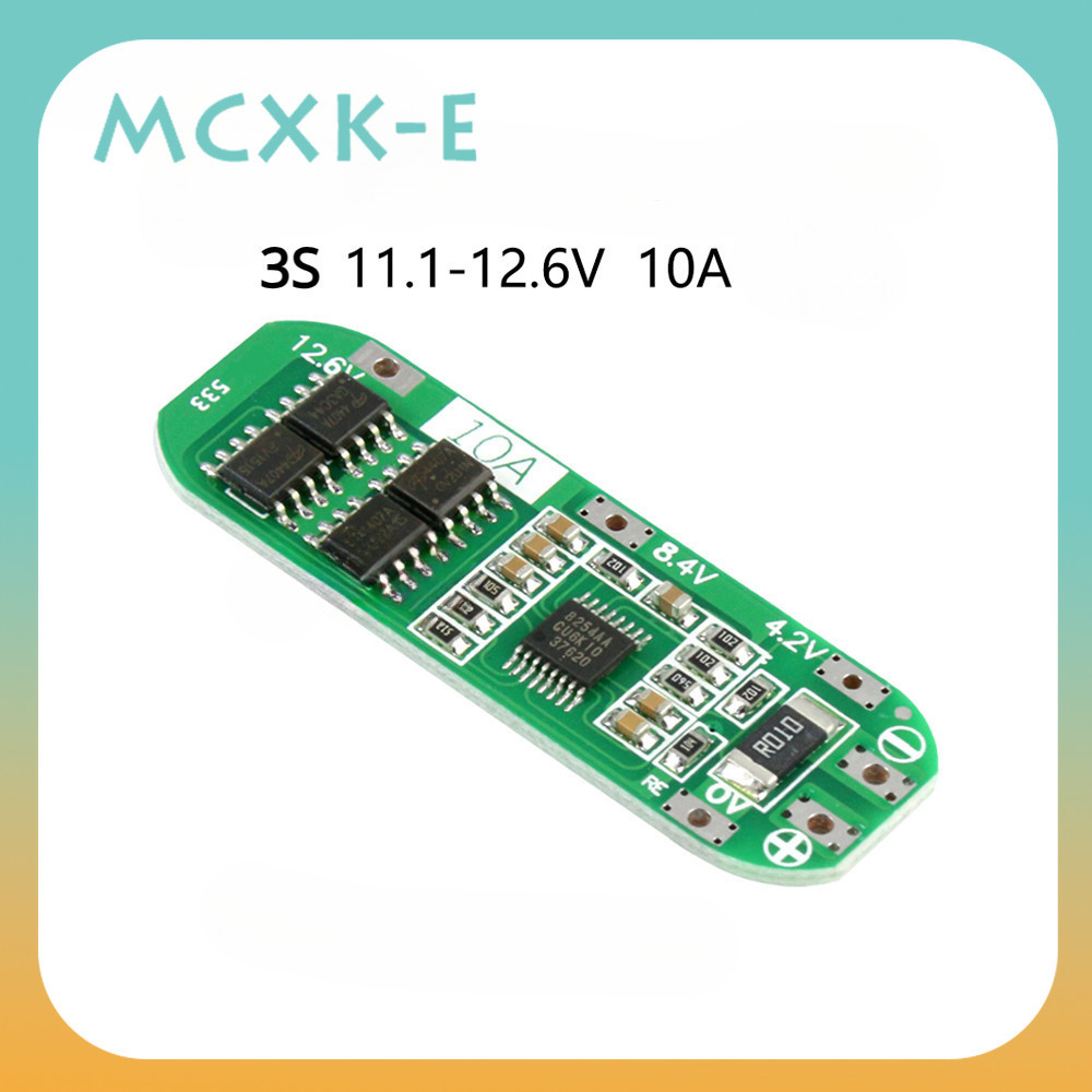 Bảng Bảo Vệ Sạc Pin Lithium 3S 10A 12V Cho 3 Chiếc 18650 Pin Li-ion Sạc ...