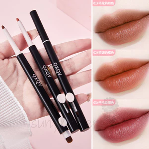 Bàn chải lót môi hai đầu Matte Outline Lip Shape