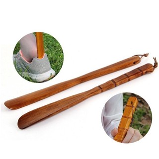 Sừng Giày KANGN, Tay Cầm Cực Dài Dễ Dàng Trên Shoehorn, Treo Giày Di Động Bằng Gỗ Nâng Cho Người Cao Tuổi