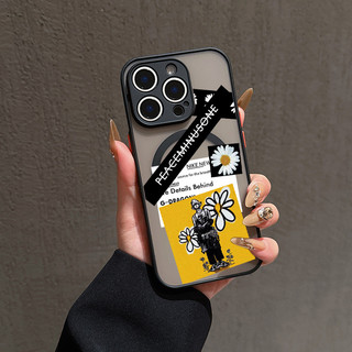 Ốp lưng cảm giác da từ tính G-Dragon Daisy cho IPhone 17 16 / 15 / 14 / 13 / 12 / 11 Pro Max X XS XR XSMAX 12MINI 13MINI 7 8 6 6S + Plus SE 2020 / 2022 Vỏ bọc CXFG