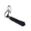 Treeling Punk Crosss Pin Chain Tie cho trường học Đồng phục trường có thể điều chỉnh Pre Tie Black Necktie cho học sinh và thanh thiếu niên A