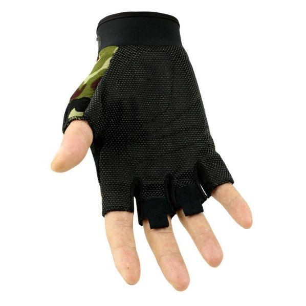 Găng tay hở ngón chống trơn_Light Breathable Tactical Gloves