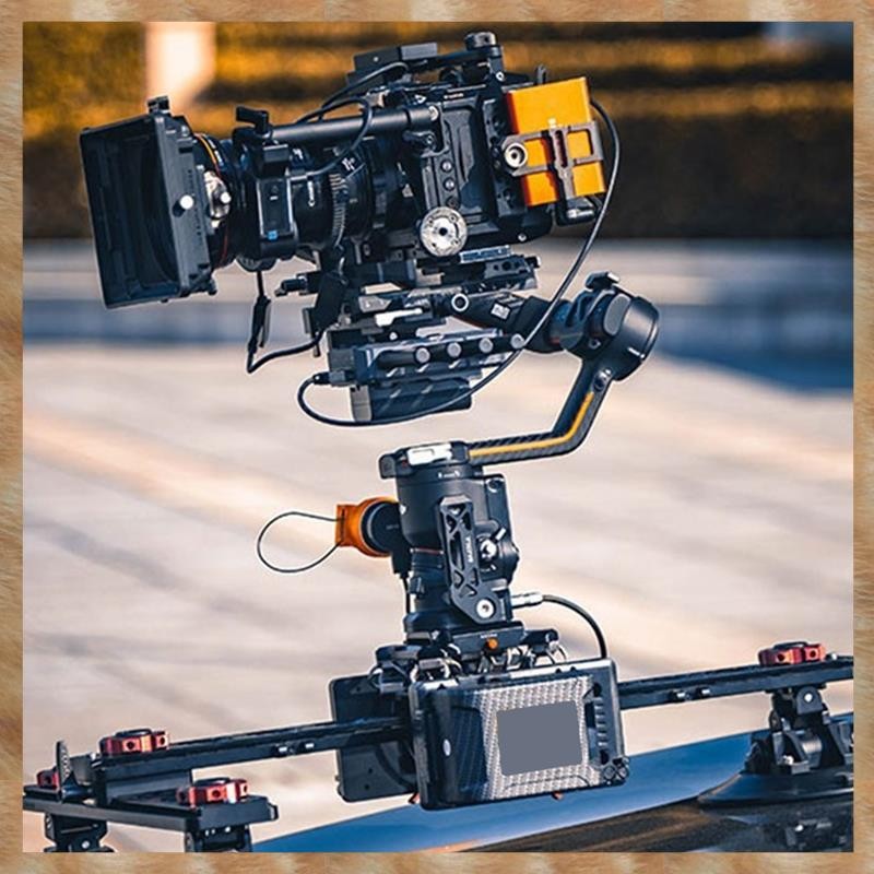 [S Z] Giá đỡ tấm đế hộp số không dây với giá đỡ giày lạnh 1 / 4 cho CineView HE / SE / Quad cho RS2 / RSC2 / RS3 / RS3pro