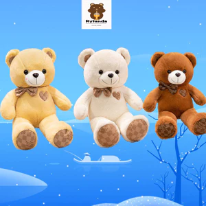 Rytanda Gấu búp bê Teddy Bear Dễ thương tình yêu Teddy Bear Plush Toy Bear Gối cho trẻ em và bạn gái Quà sinh nhật