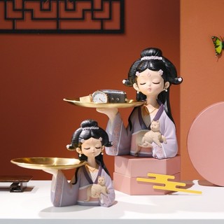 Tương Tiểu Thư bê khay Myd.23 đựng đồ chìa khoá Mỹ phẩm Decor siêu tiện dụng trang trí nhà cửa quà tặng tân gia