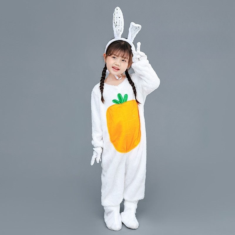 💕Chỗ💕 Quần Áo Trẻ Em Động Vật Múa 3 Đến 14 Tuổi Thỏ Nhỏ Trang Phục Quần Áo Cho Bé Gái Trới Lạ Halloween Giáng Sinh