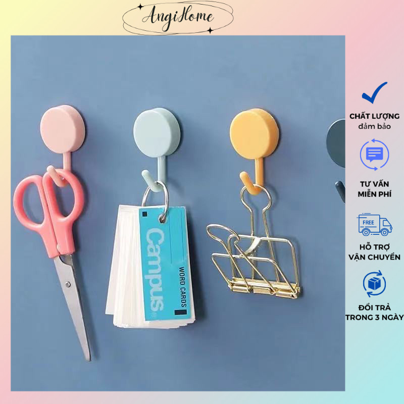 Móc Tròn Treo Đồ Dán Tường Đa Năng ANGIHOME