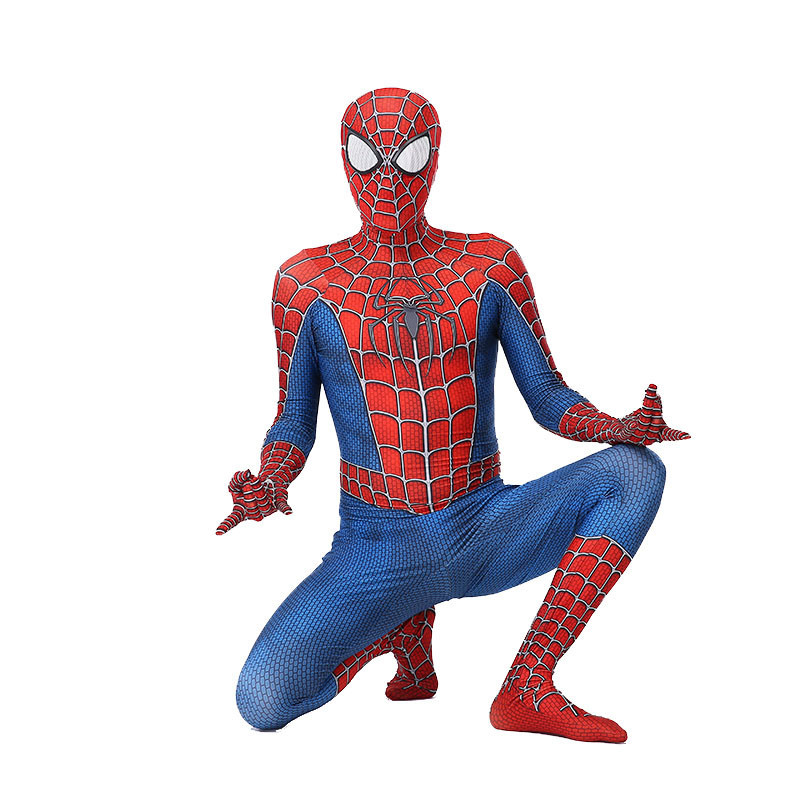 Raimi Spider-Man cosplay costume cho người lớn và trẻ em, phù hợp Halloween