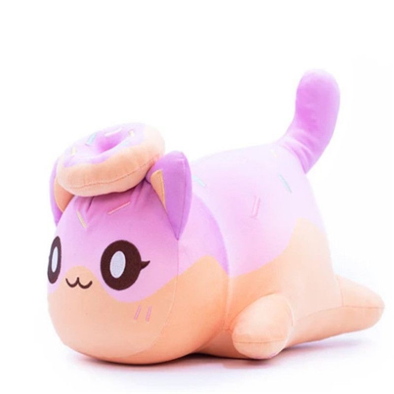 Gối Ôm Nhồi Bông Hình Mèo Aphmau/Bánh Mì/Bánh Sandwich/Bánh Mì/Thức Ăn Đáng Yêu Cho Trẻ Em
