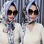Turban Hồi giáo MONOSTYLE, Mũ lụa mô phỏng mềm mại, Mũ thoáng khí chống nắng mùa hè dành cho nữ