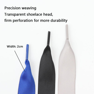 Dây giày ruy băng satin cầu vồng gradient 2cm cho giày nữ, giày thể thao, đế bằng