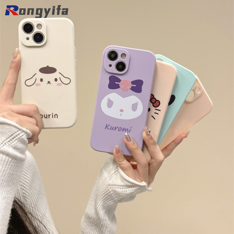 Vỏ Hello Kitty Giai Điệu Cho Samsung Galaxy S10 4G S10 Plus S10E S9 Plus S8 Plus S10 Lite Note 20 Ultra 10 Lite 10 Plus 9 8 Ốp Điện Thoại Cặp Đôi Kuromi Pochacco Dễ Thương