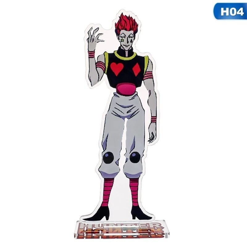 Mô hình Standee Anime Killua Irumi Hisoka Cute Hunter × Hunter Zoldyck Killua Phụ kiện trang trí để bàn góc học tập