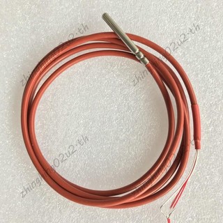 2 Dây PT1000 Cảm Biến Nhiệt Độ Nhiệt Điện Trở Gel Silicon Phủ 1.5 Mét Đầu Dò 45mm x 5mm -50-180 Độ RTDs