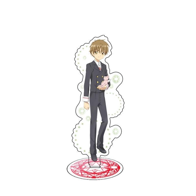 Giá Đỡ Hai Mặt Bằng acrylic Trong Suốt Hình anime Thủ Lĩnh Thẻ Bài Sakura Kinomoto Ri Syaoran Tsukishiro Yukito Touya