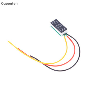 Vôn kế kỹ thuật số Queenten 0,28 Inch Máy kiểm tra điện áp 0-100V Vôn kế Máy dò QT