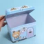 DARON House Shape Piggy Bank, Hộp đựng tiền xu ngôi nhà dễ thương sáng tạo, Hộp tiền tệ Kim loại có khóa chìa khóa Hộp lưu trữ an toàn tại nhà