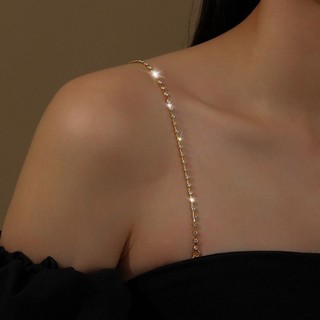 Dây đeo áo ngực đính đá OAKANDME, Dây đeo vai đồ lót có thể điều chỉnh chống trượt, Dây đeo áo ngực trang trí vai gợi cảm có thể tháo rời thời trang Váy dạ hội thay thế