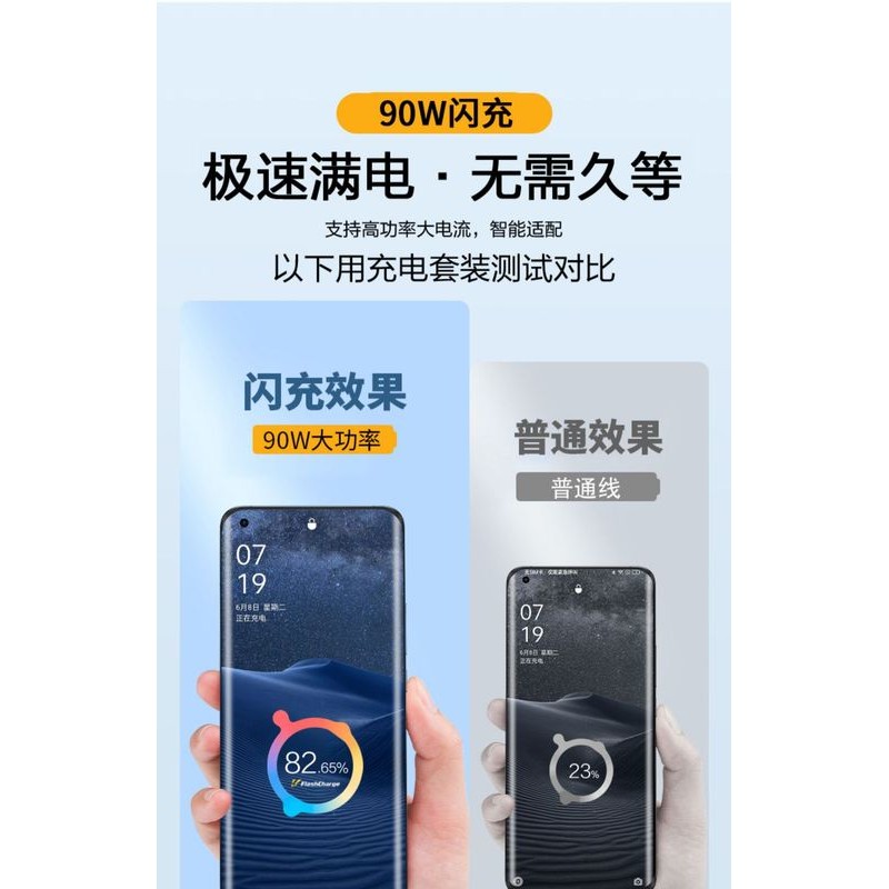 Thích hợp cho cáp sạc vivo 90W Cáp dữ liệu X200 / X200 Pro iqoo13 TypeC Cáp sạc nhanh điện thoại di động | BigBuy360 - bigbuy360.vn