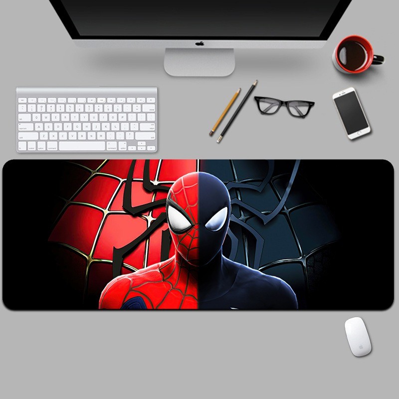 Disney MARVEL Spider-Man Lớn Chuột Chơi Game Miếng Lót Khóa Cạnh Có Thể Giặt Được Chống Trơn Trượt Bàn Thảm Cho Máy Tính Thể Thao Điện Tử