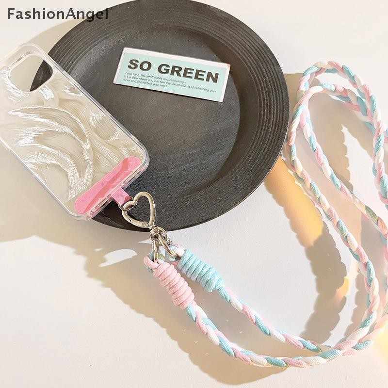 FashionAngel Nhiều Màu Sắc Đeo Ngang Dài Dây Đeo Điện Thoại Dây Xích Cho Huawei Móc Khóa Móc Khóa Đa Năng Túi Điện Thoại Mặt Dây Chuyền VN