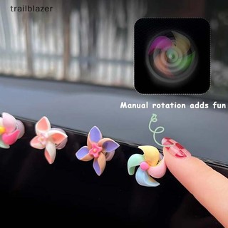 Trailblazer 6 Chiếc Kẹo Màu Cối Xay Gió Xe Đồ Trang Trí, Dễ Thương Bảng Điều Khiển Trung Tâm Trang Trí Mới