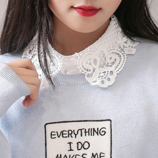 Cổ áo giả và khăn choàng IDEANEST, trang sức thời trang dễ thương cho áo sơ mi nữ và bé gái