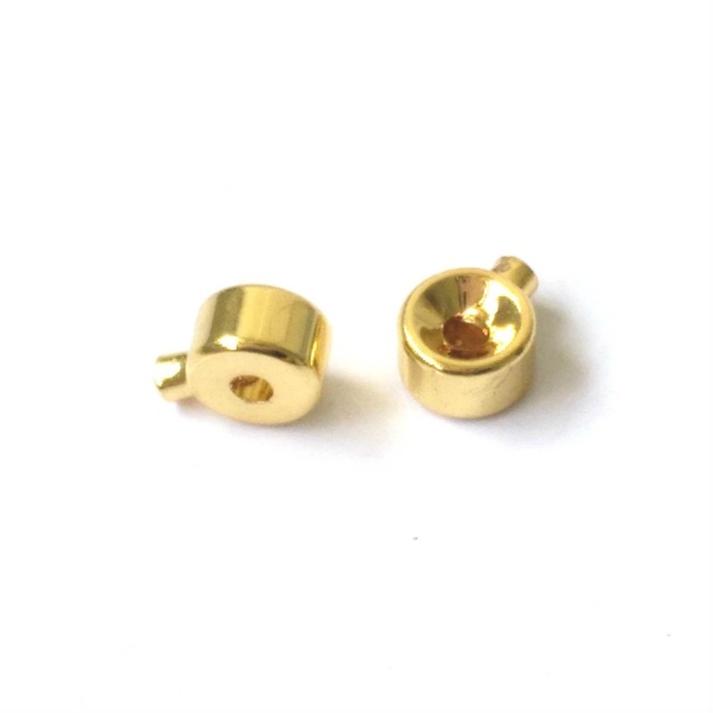 Pack of 20 Durable Positioning Clasp Copper Plating Stopper Spacer Beads