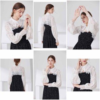 Khăn Voan Hoa Phối Họa Tiết, Phụ Kiện Thời Trang Cho Nữ