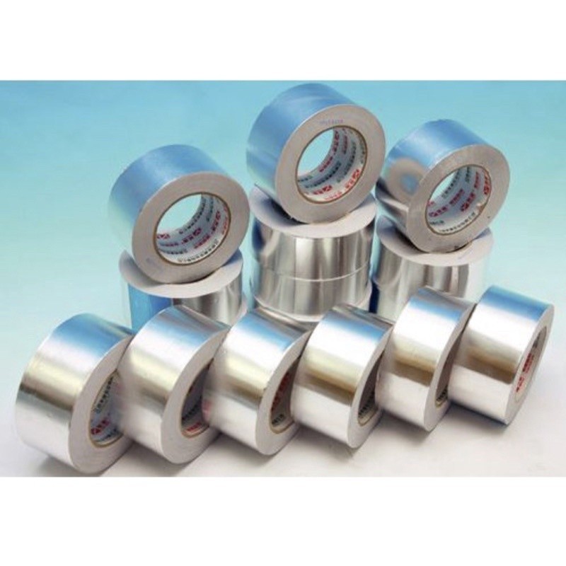 [băng keo bạc]Băng dính nhôm cao cấp 5cm x 26m chống nước bảo ôn dán kẽ hở bồn rủa bát nhà bếp
