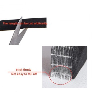 Độ dày 3mm Độ bám dính mạnh Băng cao su xốp xốp màu đen EVA Chống va chạm Con dấu Stri Chiều rộng 6 / 12 / 25mmSound Dải cách nhiệt
