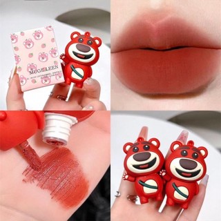 Son Kem Lì Muge LE EN Thiết Kế Hình Gấu Thỏ Dễ Thương