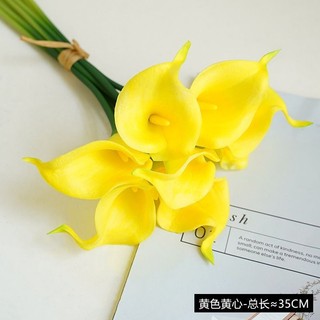 Cành hoa rum cao su non làm hoa cưới, hoa trang trí CEVERIA