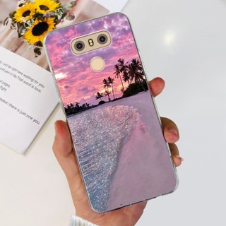 Dành Cho LG G6 Ốp Lưng G6 Plus H870 H871 H873 Ốp Điện Thoại Trong Suốt Họa Tiết Thời Trang Ốp Lưng Silicon Mềm Cho LGG6 Vỏ