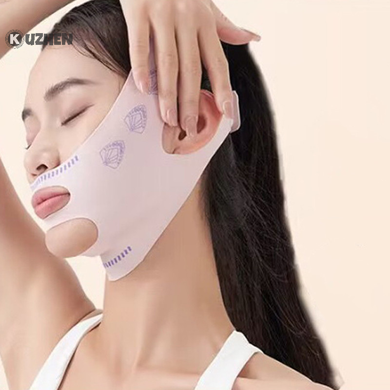 Kuzhen Mặt thoáng khí V Face Band Cheek Nâng lên Chống nhăn Mặt nạ mỏng Giảm cằm đôi V-Line Định hình HOT