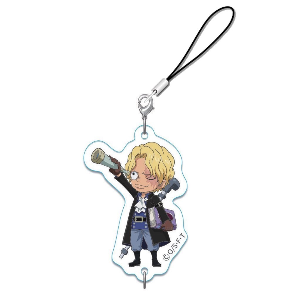Móc dây treo điện thoại ONE PIECE ver HOẠT ĐỘNG anime chibi popsocket griptok mica acrylic tiện lợi xinh xắn