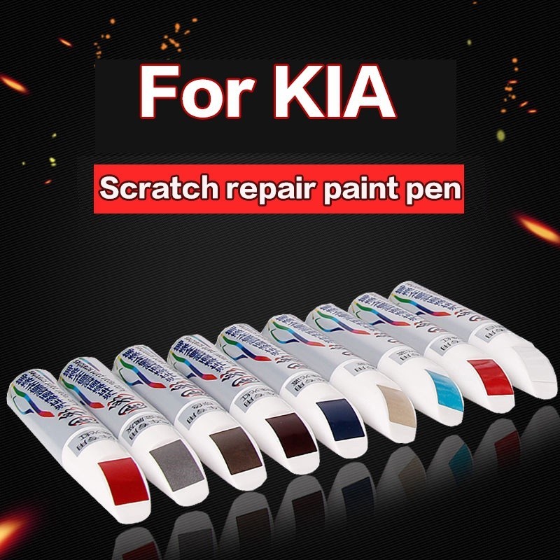 Dành Cho Xe Kia Đại Lý Sửa Chữa Vết Xước Tự Động Chạm Lên Bút Chăm Sóc Xe Trầy Xước Rõ Ràng Tẩy Sơn Chăm Sóc Chống Nước Tự Động Sửa Chữa Đổ Đầy Bút Sơn Công Cụ Cho Kia logo Rio K5 k3 K2 Picanto Rio Soren
