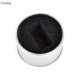 Ndy Bạc Tròn Kim Loại Trang Sức Hộp Đồng Hồ Hiển Thị Hộp Đựng Đồng Hồ 6.5 * 4cm N