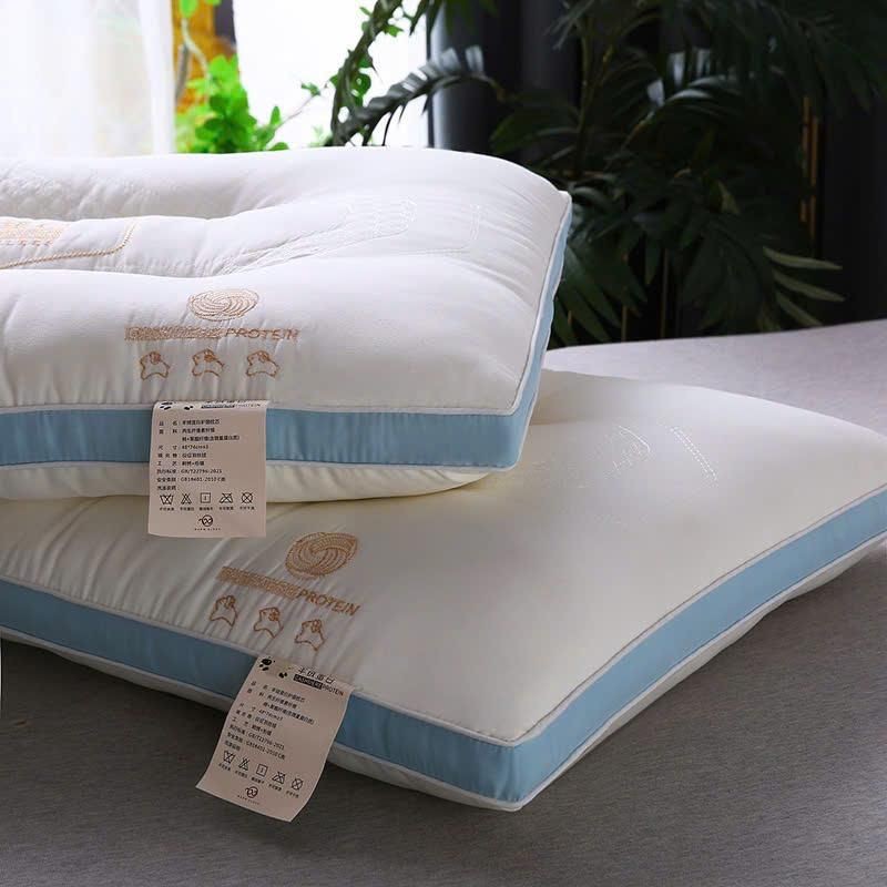 Gối Công Thái Học Lạc Đà Chống Đau Cổ Vai Gáy 48x74cm, Chất Liệu Tencel Cao Cấp An Như Bedding