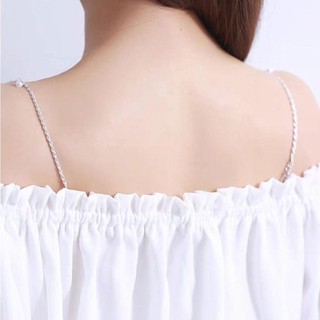 Dây đeo áo ngực METALWRK, Dây đeo vai đồ lót vai gợi cảm có thể tháo rời, Dây đeo vai có thể điều chỉnh trang trí chống trượt thanh lịch