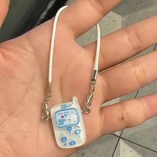 Okcatzone Nhà Búp Bê Mini Mặt Dây Chuyền Đồ trang trí Hoạt Hình Dễ Thương Mini Điện Thoại Di Động Trang Trí Hoạt Hình Mặt Dây Chuyền Cặp Đôi Ngọt Ngào Người Bạn Thân Nhất Quà Tặng J5K6