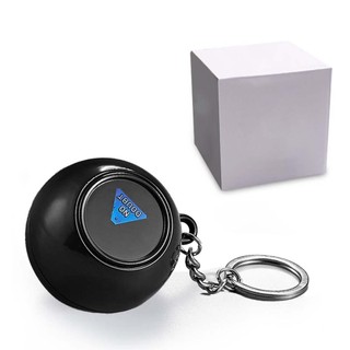 Keychain Black 8 Magic Prophet Ball Magic Props Hot Selling Toy 4.5CM