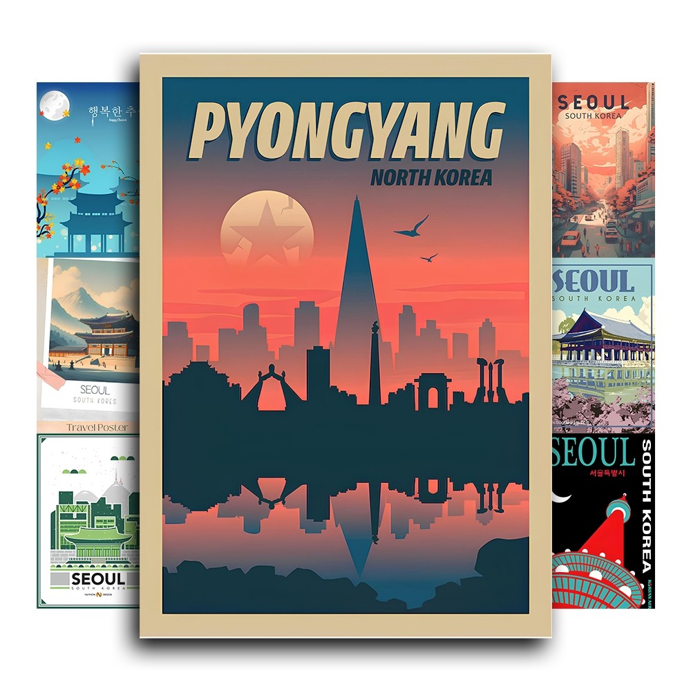 [Giấy] A5 In Màu - Set 50 Tờ Poster Giấy Dán Tường - HÌNH PHONG CÁCH HÀN QUỐC - Decor Trang Trí Nhà - GÌ CŨNG IN