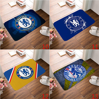 Thảm cửa Logo Chelsea FC Quà tặng thiết thực cho bạn bè Phòng ngủ Văn phòng Trang trí nội thất Thảm trải sàn chống trượt (60x40CM)