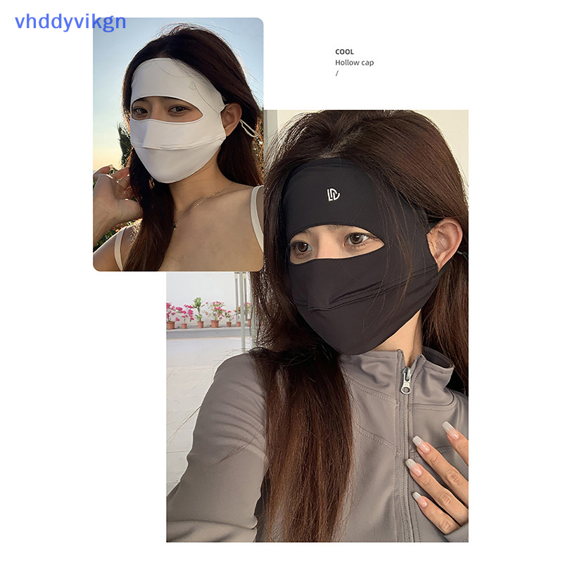 Mặt nạ VHDD Mùa hè Phần mỏng Mặt nạ chống nắng toàn mặt Uv Thời trang ngoài trời Mặt nạ lụa băng thoáng khí Mặt nạ Kini VN